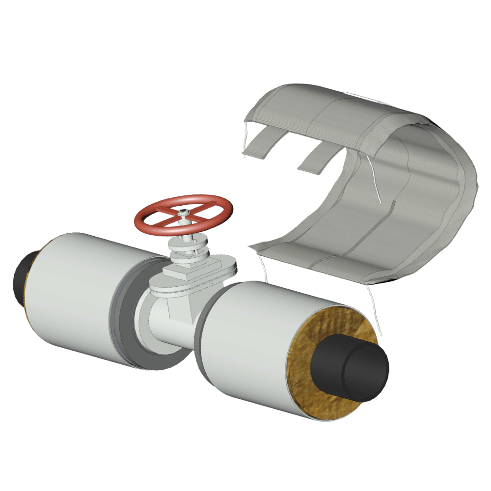 Isolation vanne à volant 2