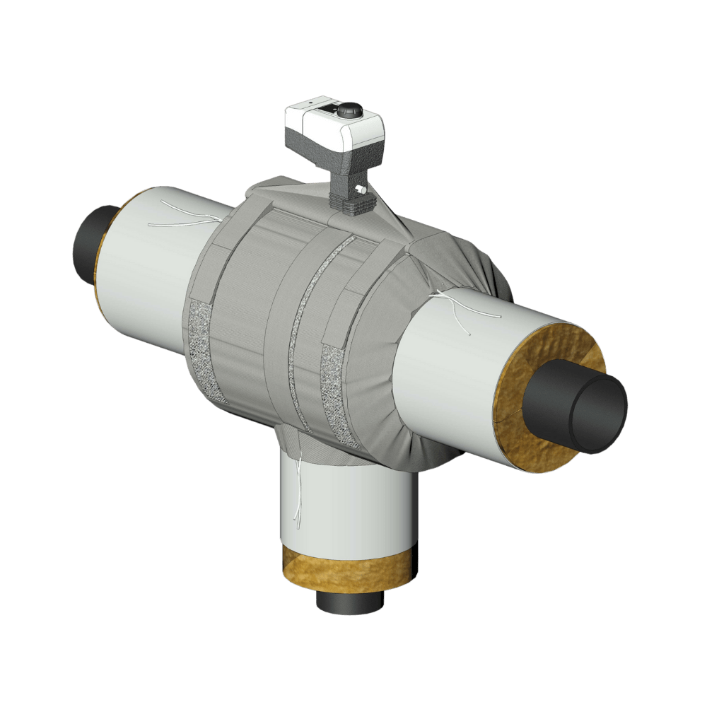 Isolation vanne 3 voies