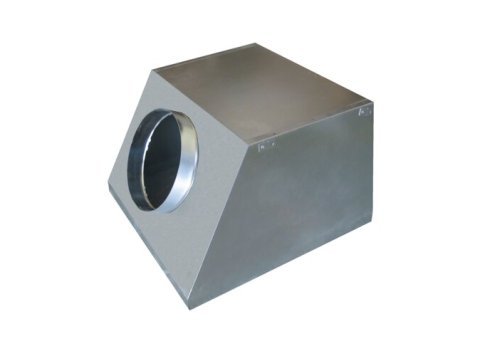 Plénum de raccordement pyramidal, piquage latéral PEP