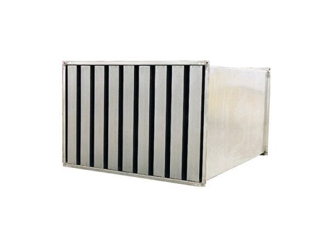 Silencieux rectangulaires à baffles acoustiques R-B