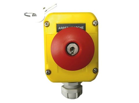 Boitier arrêt pompier BAP